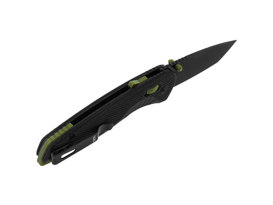 SOG Aegis AT - Tanto - 3.13 Inch Blade, Tanto, Straight Edge - Rescue Red and Indigo, Black and Moss, Forest and Moss, Indigo and Acid - Peg Box