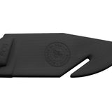 SOG Ace Fixed Blade Knife - 3.8 Inch Straight Edge - Clip Point - Stonewash Finish - Black - Blister Pack (ACE1001-CP)