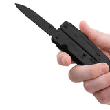 SOG PowerAssist Multi-Tool - Includes 12 Tools - Black Oxide - Nylon Sheath - Clam Pack (B66N-CP)
