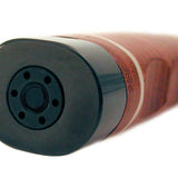 SOG Bowie 2.0 Fixed Blade Knife - 6.4-inch Straight Edge, Clip Point - Hardcased Black TiNi - Brown Handle - Boxed (S1T-L)