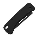 SOG Centi I Folding Knife - 1.4 Inch Straight Edge, Straight Back - Hardcased Black Finish - Black Stainless Steel Handle - Blister Pack (SOG-CE1002-CP)
