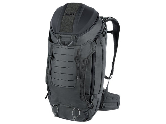 SOG Seraphim 35L CP1006 Backpack with Laptop and Hydration Sleeves (Bladder Sold Separate), MOLLE Front Patch - Grey