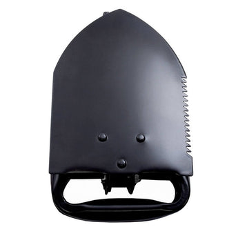 SOG Entrenching Tool / Shovel - Black Powder Coated Finish - Black Folding Handle - Nylon Sheath - Boxed (F08-N)