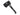 SOG Hand Axe - 2.4-inch Straight Edge - Black Oxide Finish - Black Handle - Nylon Sheath - Clam Pack (F09N-CP)
