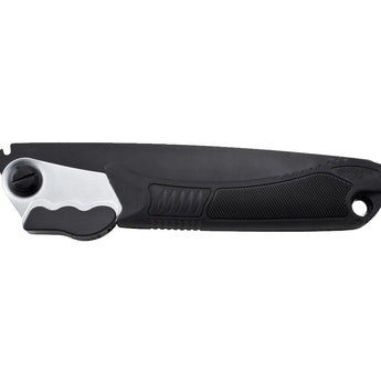 SOG Folding Saw - 8.25-inch Wood Saw Blade - Black Powder Coated Finish - Black Handle - Nylon Sheath - Clam Pack (F10N-CP)