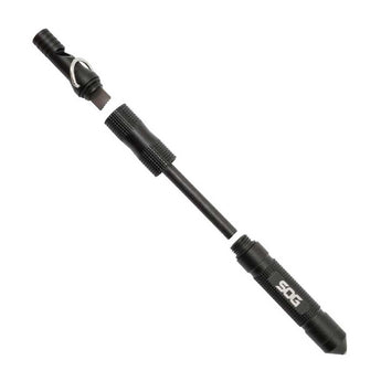 SOG Flint Survival Tool - Blister - Black Hard Anodized