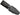 SOG Growl Fixed Blade Knife - 3.6-inch Straight Edge, Tanto - Satin Finish - Black Handle - Hard Nylon Sheath - Clam Pack (JB02K-CP)