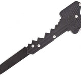SOG Key Knife Folding Knife - 1.5-inch Straight Edge, Drop Point - Blue or Hardcased Black
