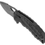 SOG Kiku XR LTE Folding Knife - 3.02 Inch Blade, Tanto, Straight Edge - Orange G10 or Blackout