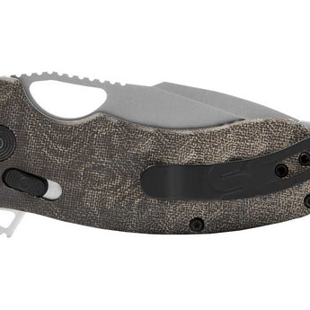 SOG Kiku XR Folding Knife - 3 Inch Blade, Tanto, Straight Edge - Satin or Black Finish