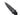 SOG Mini Pentagon Fixed Blade Knife - 3.63-inch Straight / Serrated Edge, Dagger - Powder Coated Finish - Black Handle - Clam Pack (M14K-CP)