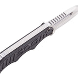 SOG Instinct Mini Fixed Blade Knife - 1.9-inch Straight Edge, Clip Point - Satin Polished - Black G10 Handle - Hard Nylon Sheath - Clam Pack (NB1002-CP)