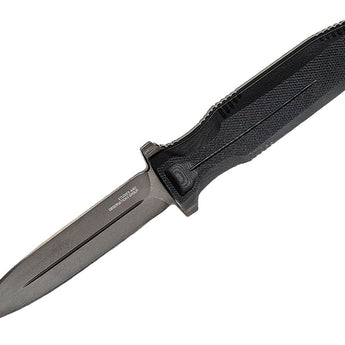 SOG Pentagon FX Fixed Blade Knife - 4.77 Inch Blade, Dagger Point, Straight Edge - Includes Sheath - Available in Two Colors
