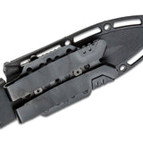 SOG Pentagon FX Fixed Blade Knife - 4.77 Inch Blade, Dagger Point, Straight Edge - Includes Sheath - Available in Two Colors