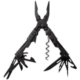 SOG PowerLitre Multi-Tool - Stainless Steel - Stonewash or Black Finish - 17 Total Tools - Blister Pack (PL1001-CP, PL1002-CP)
