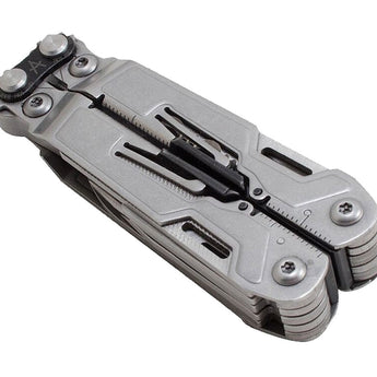 SOG PowerPint Multi-Tool - Stainless Steel - Black or Stonewash Finish - 18 Total Tools - Blister Pack (PP1001-CP)