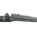 SOG Tech Bowie Fixed Black Knife - 6.4-inch Straight Edge, Clip Point - Black TiNi - Black Handle - Boxed (S10B-K)