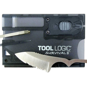 SOG SVC2 Tool Logic Survival II Card - Includes 7 Emergency Tools - Charcoal