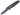 SOG Visionary I Folding Knife - 3-inch Straight Edge, Drop Point - Black Powder Coated - Black Handle - Clam Pack (VS01-CP)