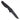 SOG Flash II Folding Knife - 3.5-inch Partially Serrated, Drop Point, Black TiNi - Black Handle