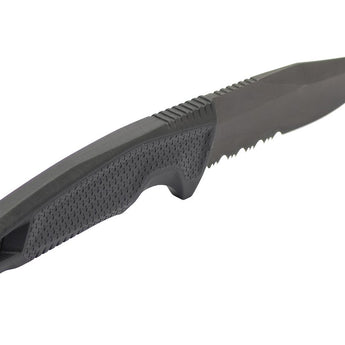 SOG Recondo FX Fixed Blade Knife - 4.6-inch Partially Serrated, Clip Point - Presentation Box - Black or FDE Colors