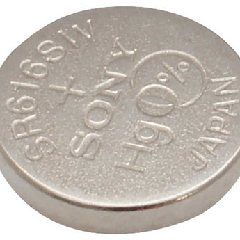 MuRata SR616SW 321 16mAh 1.55V Silver Oxide Watch Battery - 1 Piece Tear Strip, Sold Individually