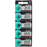 MuRata SR927W 399 52mAh 1.55V Silver Oxide Watch Battery - 1 Piece Tear Strip