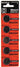MuRata CR2025 160mAh 3V Lithium Primary (LiMNO2) Coin Cell Batteries - 5-Piece Tear Strip