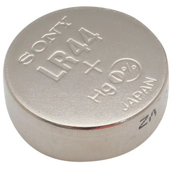 MuRata LR44 1.5V Alkaline Coin Cell Battery - 1 Piece Tear Strip