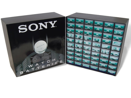 Sony Watch Battery Organizer Cabinet - 60 Drawers