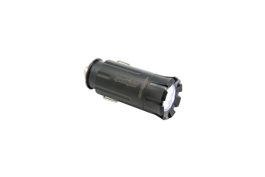 Spotlight Throttle 12V Rechargeable LED Flashlight - 25 Lumens - Includes Battery Pack - Purple