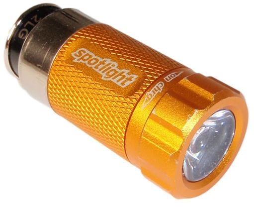 Spotlight Turbo 12V Emergency LED Flashlight - Hazard County Orange (SPOT-8601)