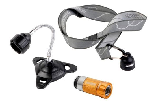 Spotlight Handymate Kit with Spotlight Turbo LED Flashlight and Keychain and Fender Friend - Hazard County Orange (SPOT-9201)