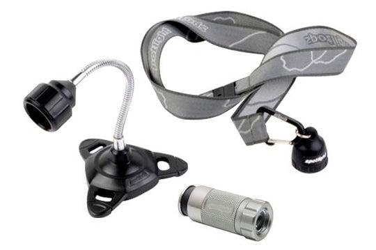 Spotlight Handymate Kit with Spotlight Turbo LED Flashlight and Keychain and Fender Friend - Time Machine Titanium (SPOT-9208)