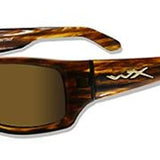 Wiley X Slik Street Sunglasses Rx Ready with High Velocity Protection - Frame with Polarized Bronze - Gloss Tortoise Lens Kit (SSSLK4)