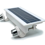STKR EZ Solar Home Security Gutter Mounted LED Spotlight - 600 Lumens - Uses Built-in 2000mAh Li-ion Battery Pack