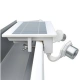 STKR EZ Solar Home Security Gutter Mounted LED Spotlight - 600 Lumens - Uses Built-in 2000mAh Li-ion Battery Pack