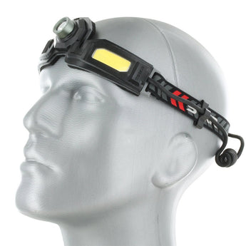 STKR Flex-It V3 LED Headlamp - 300 Lumens - Includes 3 x AA