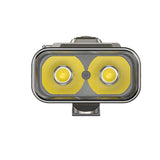 RovyVon Angel Eyes E40 USB-C Rechargeable EDC LED Flashlight - 3600 Lumens - 650nm Red Side Light - 365nm UV Side Light - Uses Built-in 3000mAh Li-ion Battery Pack - Choice of Color