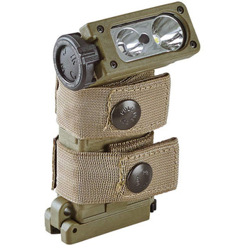 Streamlight Sidewinder X Multi-Fuel Tilting Head LED Flashlight - 275 Lumens - White/Red/Blue/IR LEDs - Multiple Accessory Options - Coyote - Box