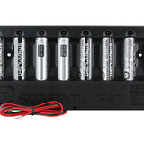 Streamlight 8-Bay 18650 Battery Bank Charger Kit - Includes 8 x 18650 - 12V DC with Bare Leads (20223) or 120V/100V AC (20224)
