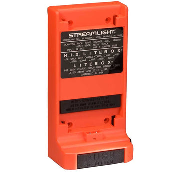 Streamlight Mounting Rack for LiteBox, E-Flood LiteBox, E-Spot LiteBox, and HID LiteBox Flashlights - Beige, Yellow, Black, or Orange