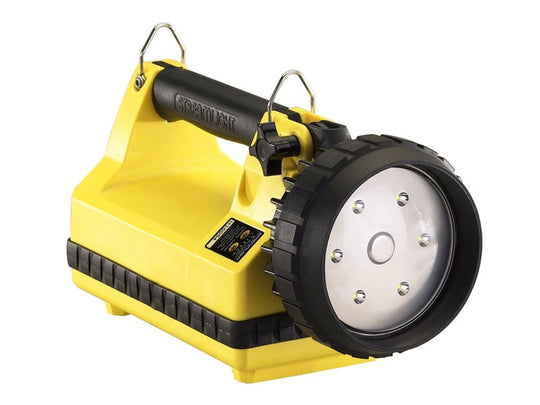 Streamlight E-Flood LiteBox Rechargeable Lantern - Standard, Vehicle Mount or Power Failure System - With or Without Charger - 6 x C4 LEDs - 615 Lumens - Includes 6V 12Ah SLA - Orange or Yellow