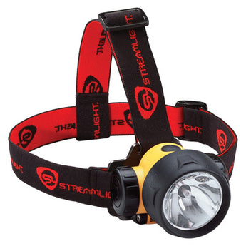 Streamlight Trident 61050 Multi-Purpose Headlamp with Optional Rubber Hard Hat Strap - 1 x C4 and 3 x 5mm White LEDs - 80 Lumens - Includes 3 x AAAs