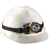 Streamlight 3AA HAZ-LO Headlamp with Optional Rubber Hard Hat Strap - C4 LED - 120 Lumens - Class I Div 1 - Includes 3 x AAs - Yellow (61200)