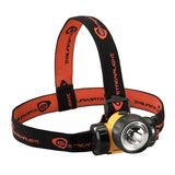 Streamlight 3AA HAZ-LO Headlamp with Optional Rubber Hard Hat Strap - C4 LED - 120 Lumens - Class I Div 1 - Includes 3 x AAs - Yellow (61200)