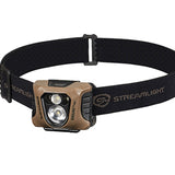 Streamlight Enduro Pro Ultra Compact Headlamp - 2 x C4 LEDs and 2 x Red or Green LEDs - 200 Lumens - Includes 3 x AAA Alkaline Batteries - Various Package Options