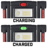 Streamlight BearTrap Rechargeable LED Work Light - 2000 Lumens - 120V/100V AC - Includes 7.26V 5200mAh Li-ion Battery Pack - Red