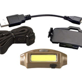 Streamlight Bandit Rechargeable LED Headlamp - White and Red COB LED Technology - 180 Lumens - Includes Built-In 450mAh Lithium Polymer (Li-Poly) Battery Pack