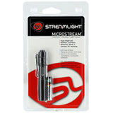 Streamlight MicroStream Personal EDC Flashlight - C4 LED - 45 Lumens - Includes 1 x AAA - Black (66318) or Red (66323)